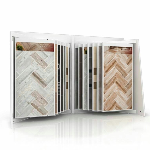 Flip Page Ceramic Tile Sample Display Rack CSR-001
