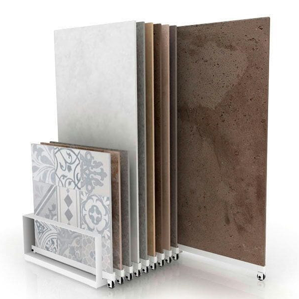 Popular Ceramic Tile Sample Display Stand With Metal CSR-002