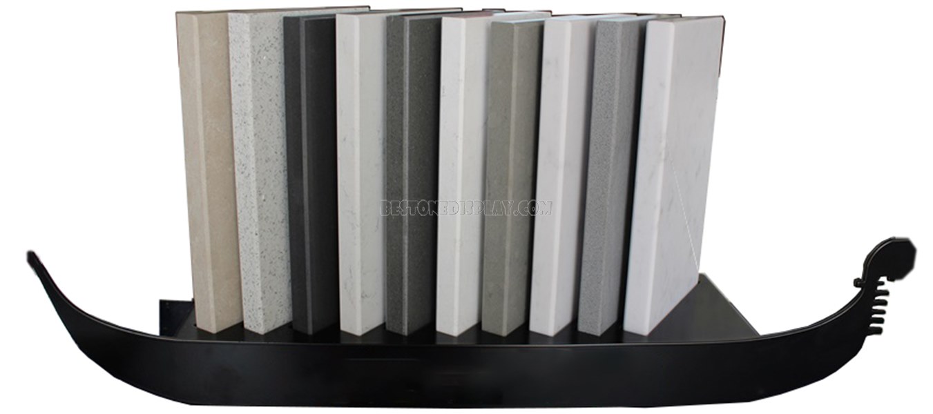Stone Tabletop Sample Display Stand For Quartz Tile STD-001