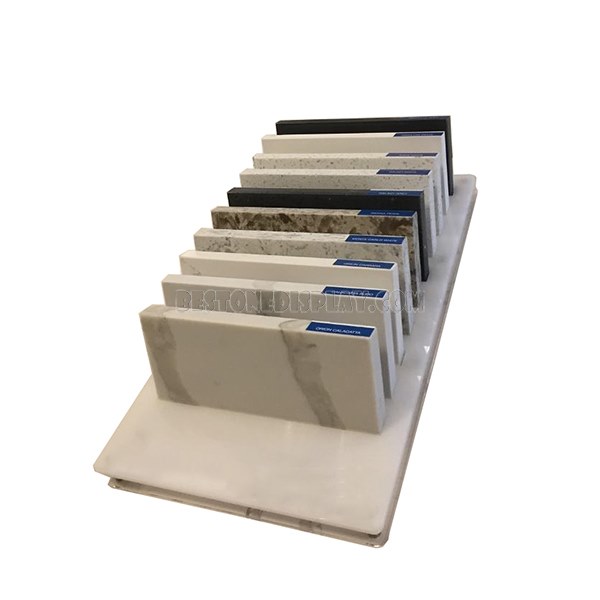 Wholesale Marble Tile Display Stand Rack With Acrylic Material For Table Display Show STD-028