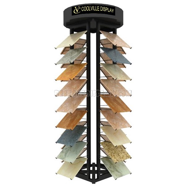 Durable Mosaic Tile Display Rack With Metal For Store CSR-045