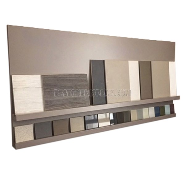 Eye-Catching Natural Stone Showroom Display With MDF Board For Logo Screen Printed CSR-059