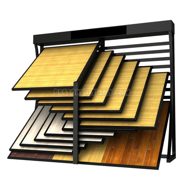 Good Price Hardwood Flooring Tile Display Towel With Metal For Showroom WSR-033