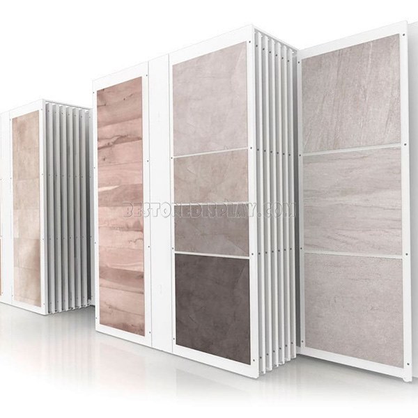 Unique Design Slab Display Holder With Metal For Showroom CSR-015